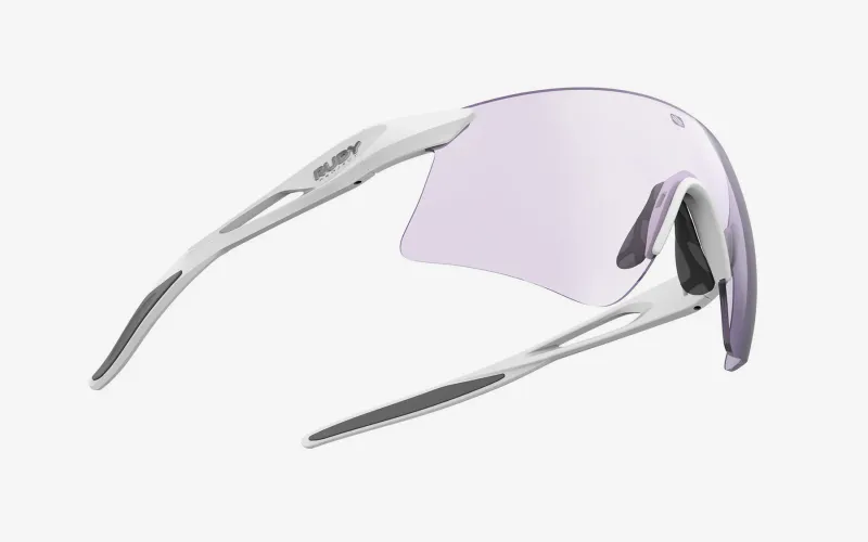 Rudy Project Astal Sphere- White Gloss ImpactX 2 Laser Purple